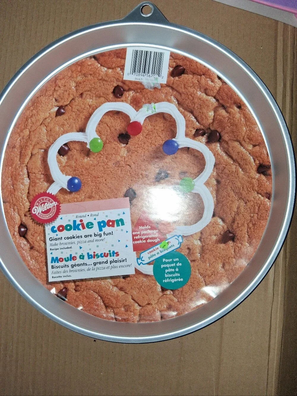 Wilton Silver Round Giant Cookie Pan - Aluminum Baking Pan